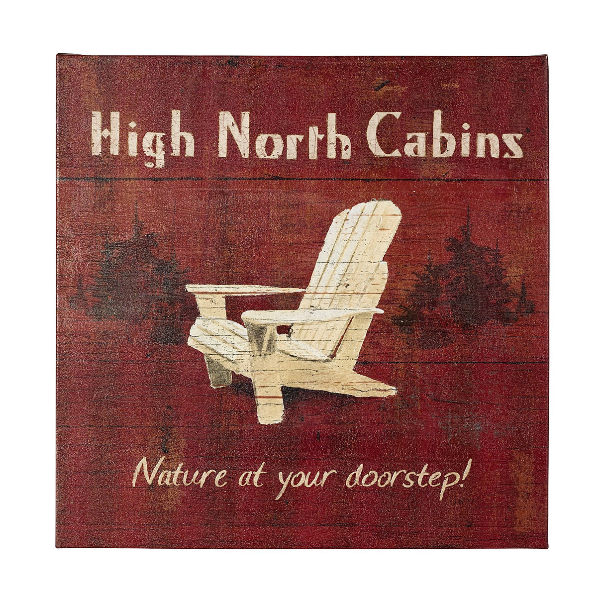 Lodge Signs II by James Wiens a Hand Embellished Textured Canvas from Mercana - Luna Furniture