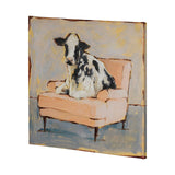 Moo-ving II by Ethan Harper a Hand Embellished Textured Canvas from Mercana - Luna Furniture