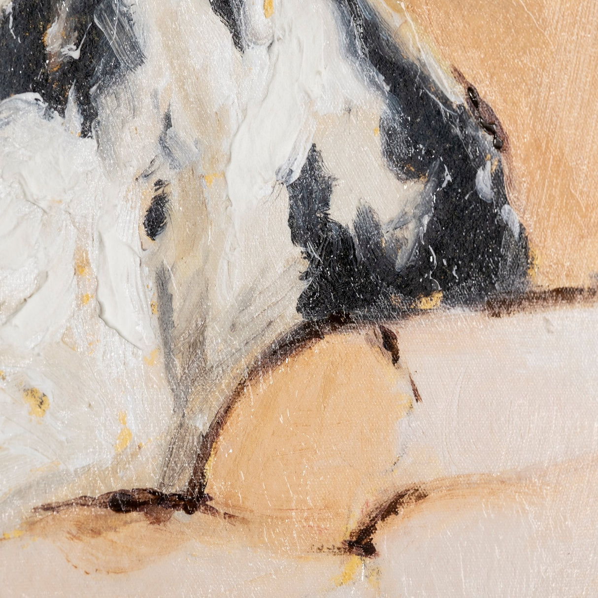 Moo-ving II by Ethan Harper a Hand Embellished Textured Canvas from Mercana - Luna Furniture