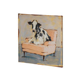Moo-ving II by Ethan Harper a Hand Embellished Textured Canvas from Mercana - Luna Furniture