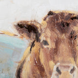 Moo-ving IV by Ethan Harper a Hand Embellished Textured Canvas from Mercana - Luna Furniture