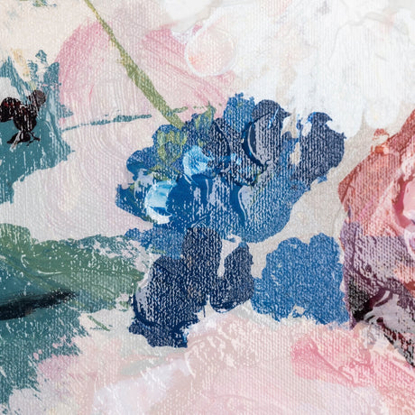 Farmhouse Flowers I by Barbara Fleming a Hand Embellished Textured Canvas from Mercana - Luna Furniture
