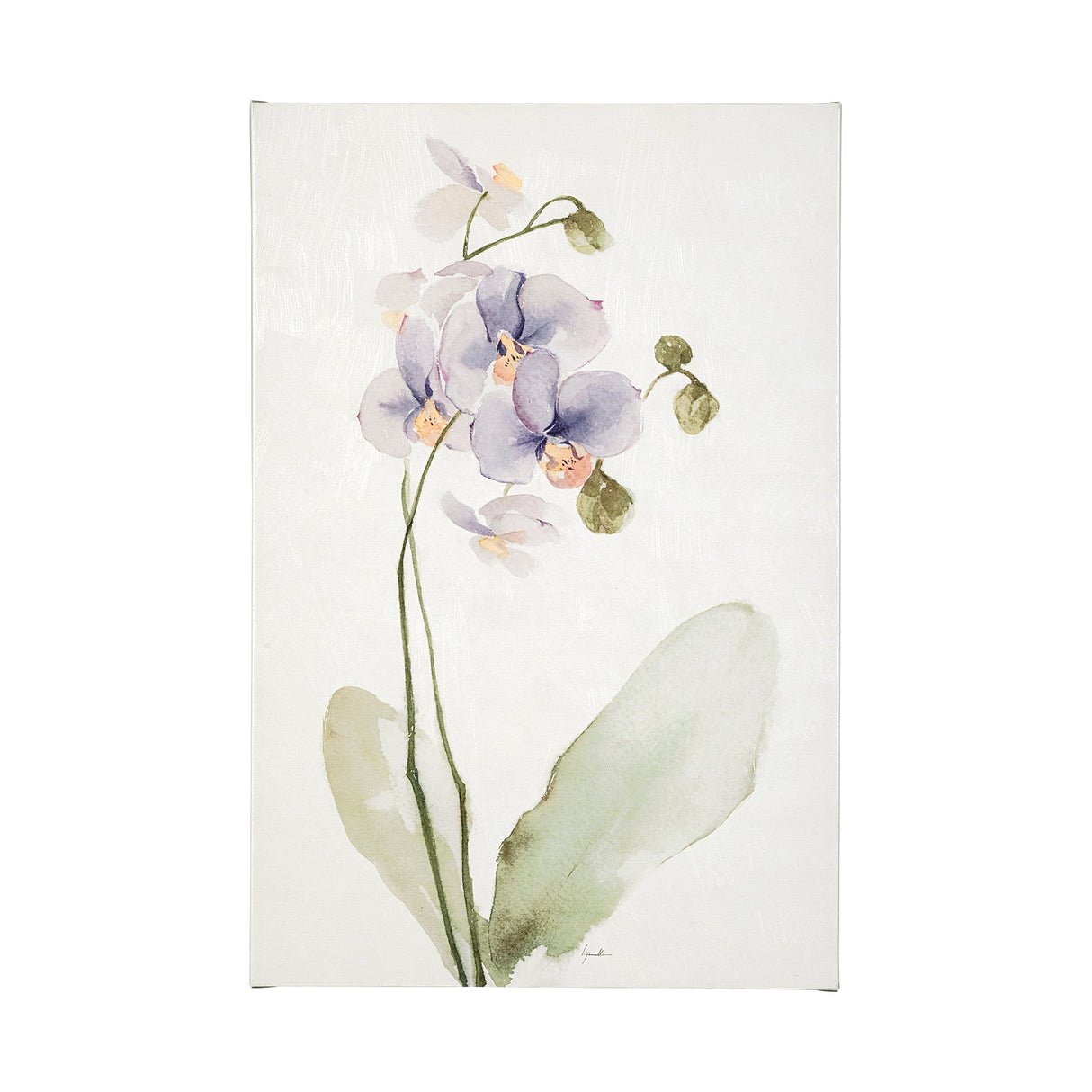 Orchid I by Gabrielle Campbell a Hand Embellished Textured Canvas from Mercana - Luna Furniture