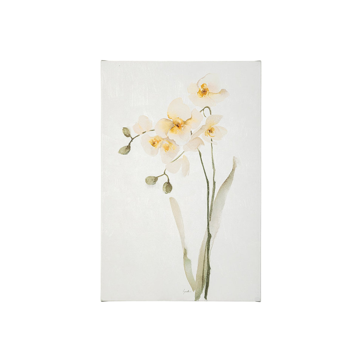Orchid II by Gabrielle Campbell a Hand Embellished Textured Canvas from Mercana - Luna Furniture