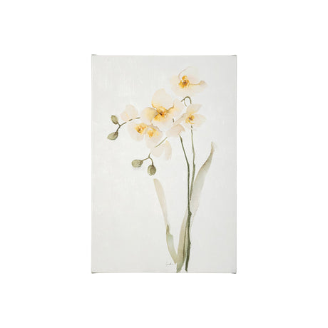 Orchid II by Gabrielle Campbell a Hand Embellished Textured Canvas from Mercana - Luna Furniture