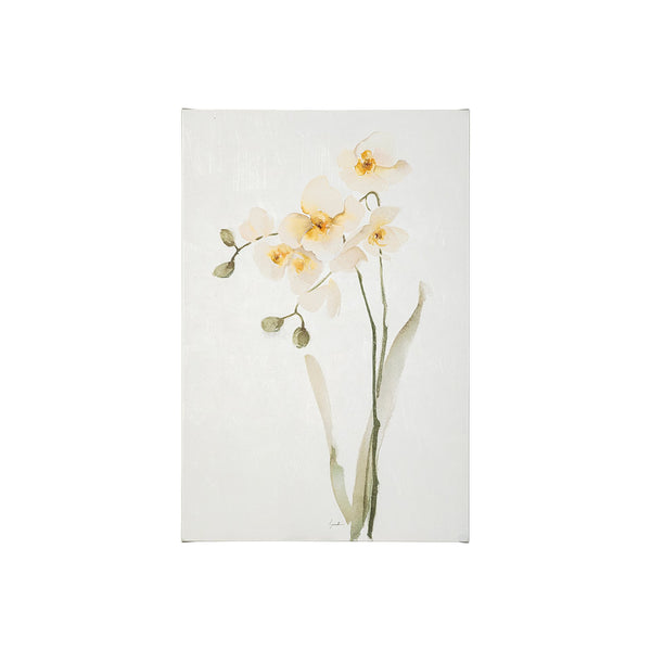 Orchid II by Gabrielle Campbell a Hand Embellished Textured Canvas
