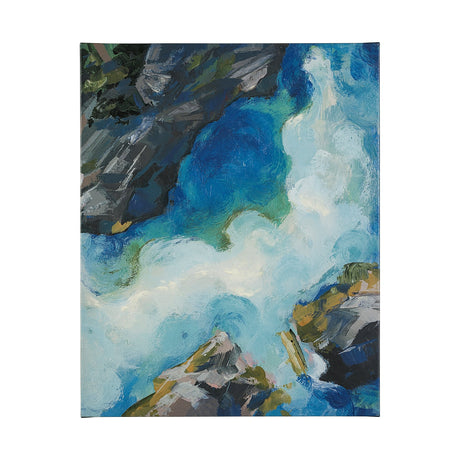 Aerial View II by Silvia Krause a Hand Embellished Textured Canvas from Mercana - Luna Furniture