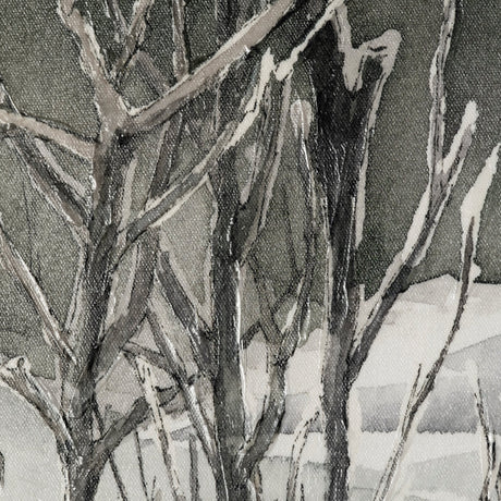 Life in North I by Melody Ducharme a Hand Embellished Textured Canvas from Mercana - Luna Furniture