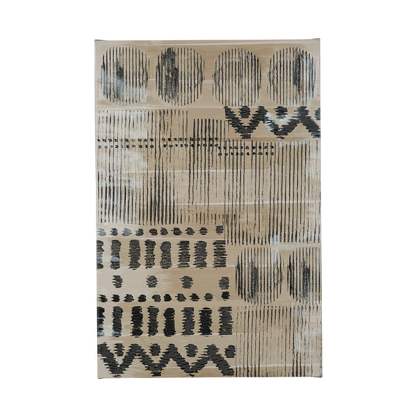 Wool and Silk I by Tom Reeves a Hand Embellished Textured Canvas