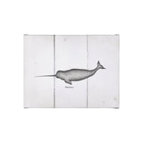 Narwhal by Mercana Studio a Hand Embellished Textured Canvas from Mercana - Luna Furniture