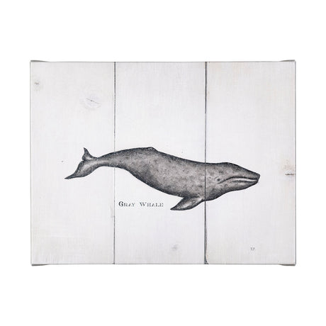 Gray Whale by Mercana Studio a Hand Embellished Textured Canvas from Mercana - Luna Furniture
