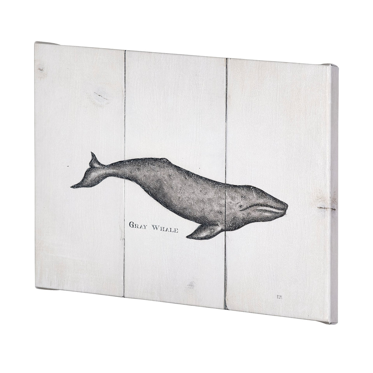 Gray Whale by Mercana Studio a Hand Embellished Textured Canvas from Mercana - Luna Furniture