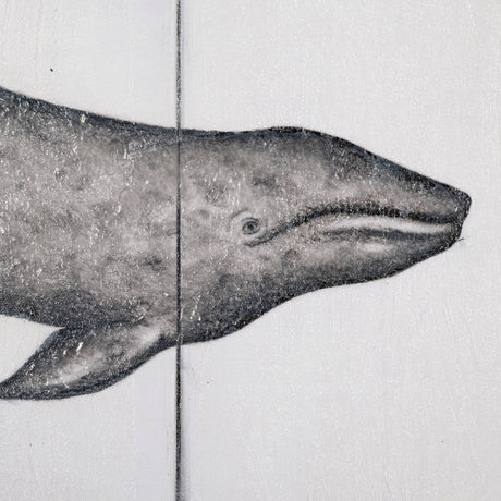 Gray Whale by Mercana Studio a Hand Embellished Textured Canvas from Mercana - Luna Furniture