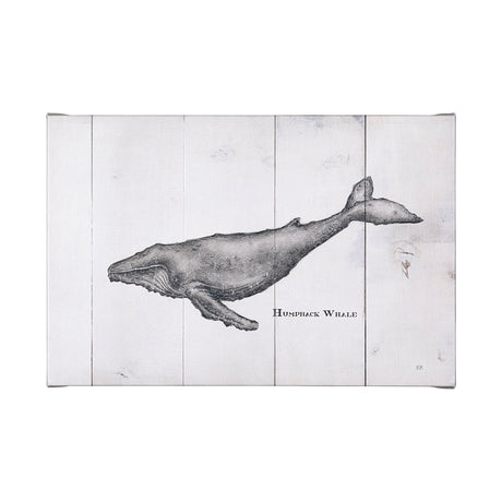 Humpback Whale by Mercana Studio a Hand Embellished Textured Canvas from Mercana - Luna Furniture