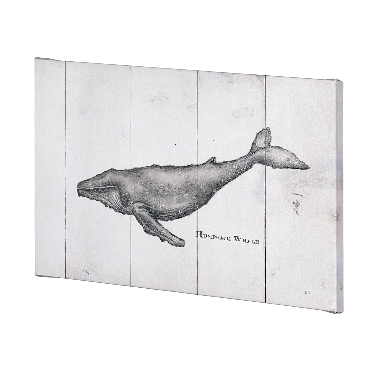 Humpback Whale by Mercana Studio a Hand Embellished Textured Canvas from Mercana - Luna Furniture