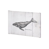 Humpback Whale by Mercana Studio a Hand Embellished Textured Canvas from Mercana - Luna Furniture