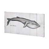 Blue Whale by Mercana Studio a Hand Embellished Textured Canvas from Mercana - Luna Furniture