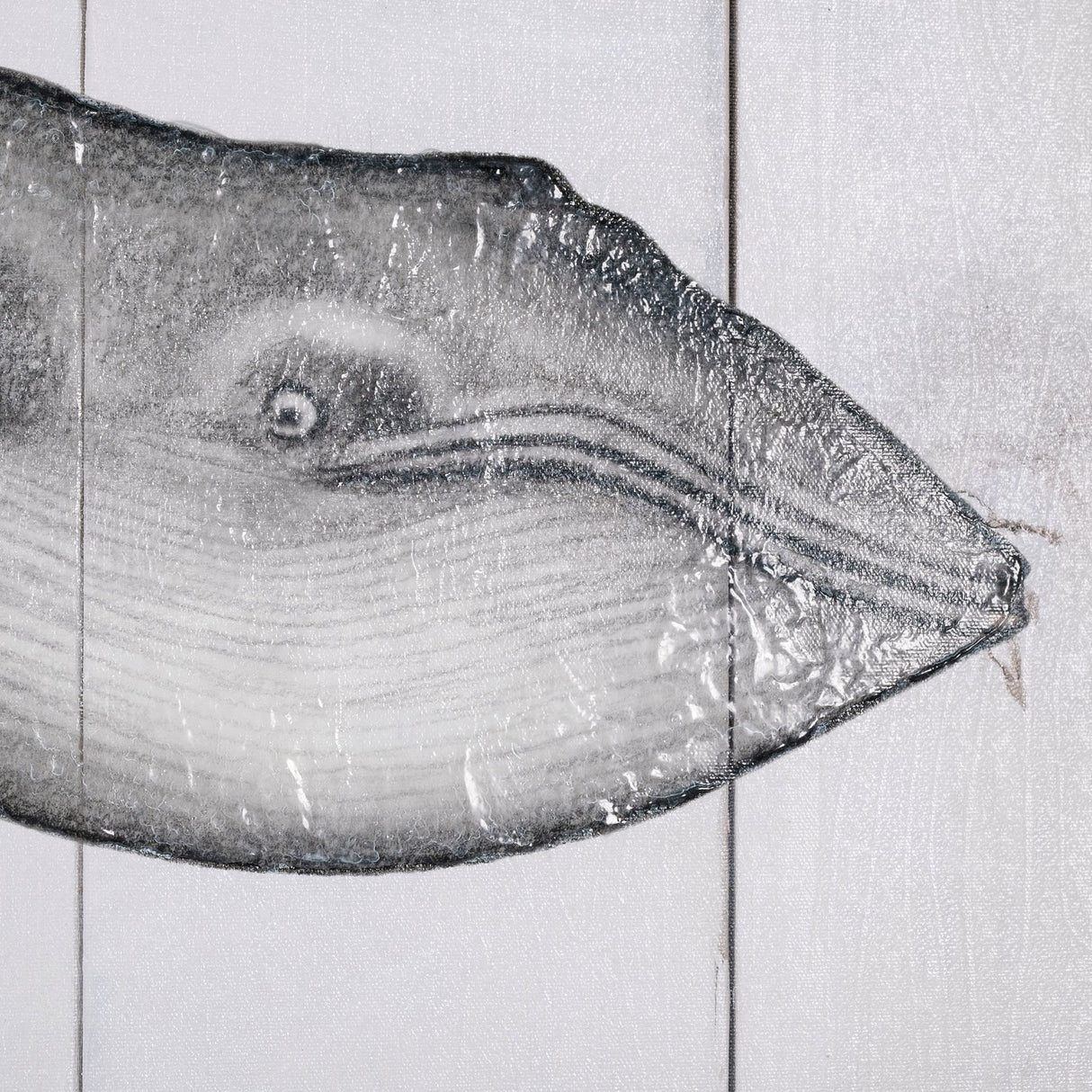 Blue Whale by Mercana Studio a Hand Embellished Textured Canvas from Mercana - Luna Furniture