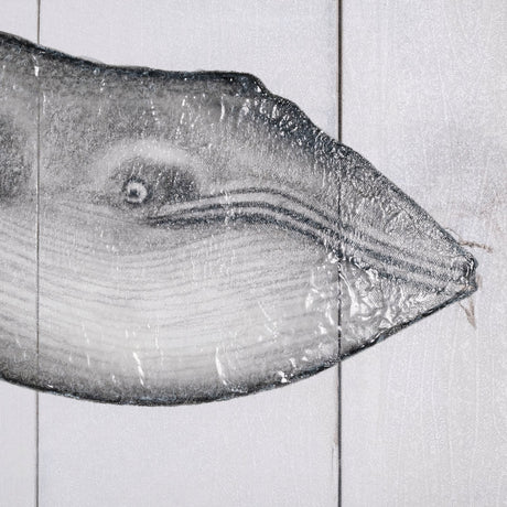 Blue Whale by Mercana Studio a Hand Embellished Textured Canvas from Mercana - Luna Furniture