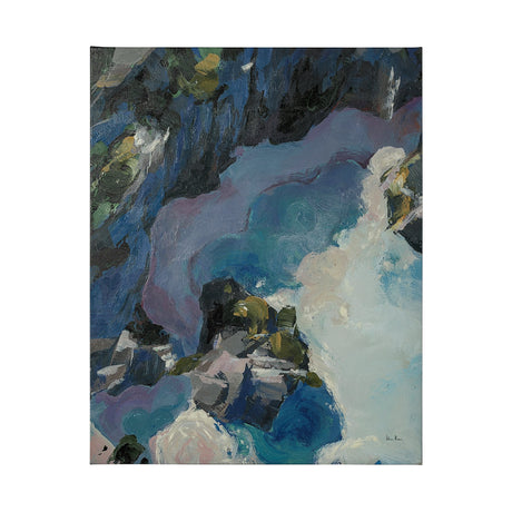 Aerial View I by Silvia Krause a Hand Embellished Textured Canvas from Mercana - Luna Furniture