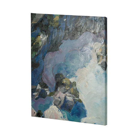 Aerial View I by Silvia Krause a Hand Embellished Textured Canvas from Mercana - Luna Furniture