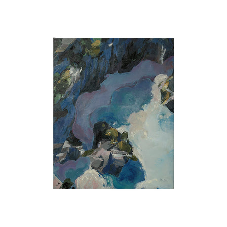 Aerial View I by Silvia Krause a Hand Embellished Textured Canvas from Mercana - Luna Furniture