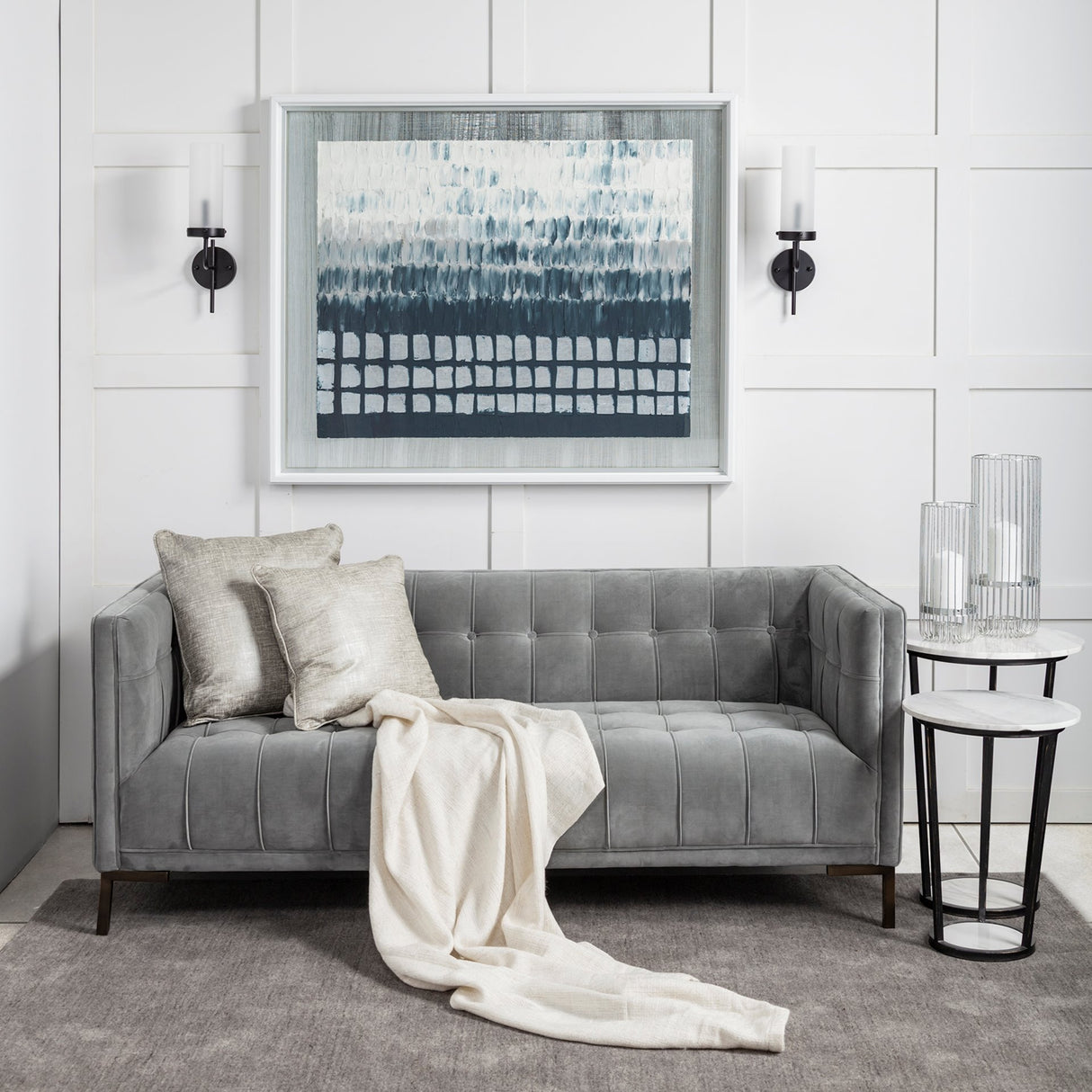 Reflection by Studio M a handmade Original Framed Artwork under Glass from Mercana - Luna Furniture