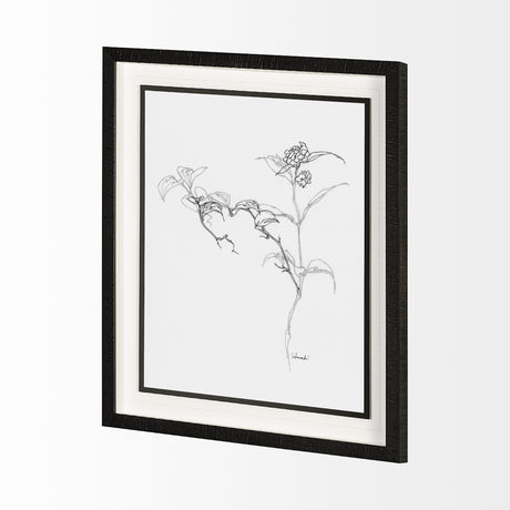 Arrangement VI by Hiraki a Framed Art Print Matted under Glass from Mercana - Luna Furniture