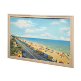 Beach Postcard II by Wild Apple Portfolio a Framed Art Print Matted under Glass from Mercana - Luna Furniture