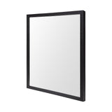 Bristol Black 20x24 Faux Wood Frame Bathroom Vanity Mirror from Mercana - Luna Furniture