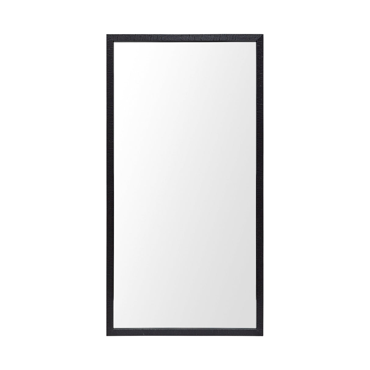 Bristol Black 20x40 Faux Wood Frame Bathroom Vanity Mirror from Mercana - Luna Furniture