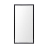 Bristol Black 20x40 Faux Wood Frame Bathroom Vanity Mirror from Mercana - Luna Furniture