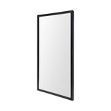 Bristol Black 20x40 Faux Wood Frame Bathroom Vanity Mirror from Mercana - Luna Furniture