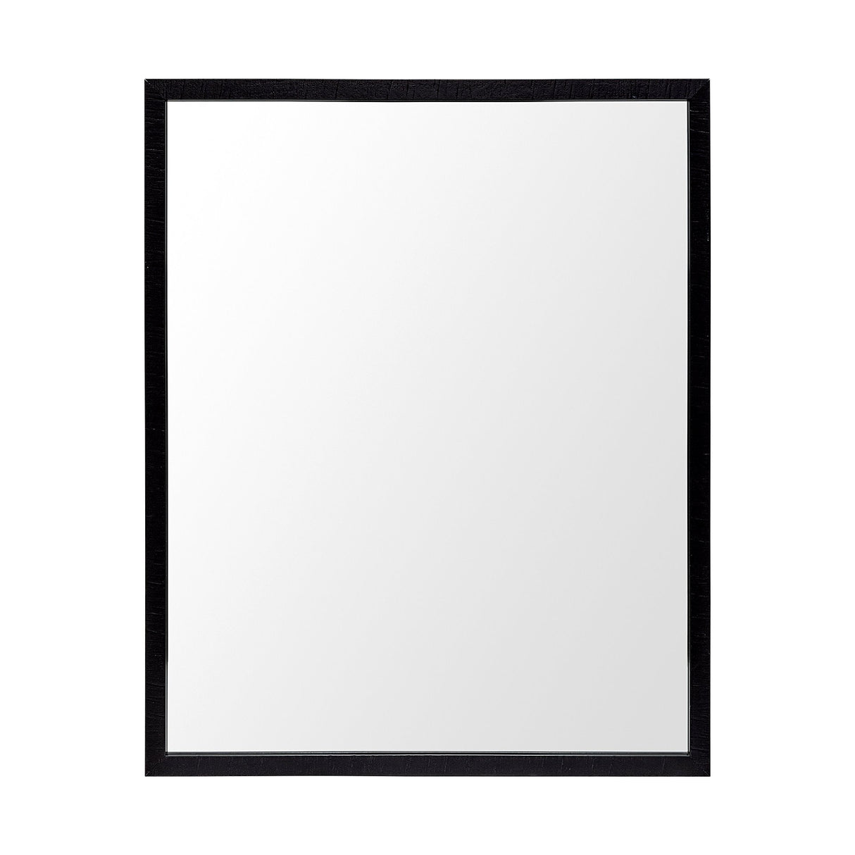 Bristol Black 24x30 Faux Wood Frame Bathroom Vanity Mirror from Mercana - Luna Furniture