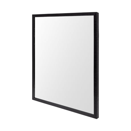 Bristol Black 24x30 Faux Wood Frame Bathroom Vanity Mirror from Mercana - Luna Furniture