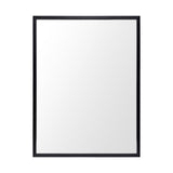 Bristol Black 30x40 Faux Wood Frame Bathroom Vanity Mirror from Mercana - Luna Furniture
