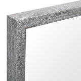 Bristol Grey 20x24 Faux Wood Frame Bathroom Vanity Mirror from Mercana - Luna Furniture