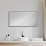 Bristol Grey Plain 3Mil Mirror 20 x 40 from Mercana - Luna Furniture