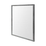 Bristol Grey 24x30 Faux Wood Frame Bathroom Vanity Mirror from Mercana - Luna Furniture