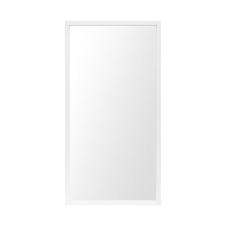 Bristol White Plain 3Mil Mirror 20 x 40 from Mercana - Luna Furniture
