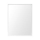 Bristol White Plain 3Mil Mirror 30 x 40 from Mercana - Luna Furniture