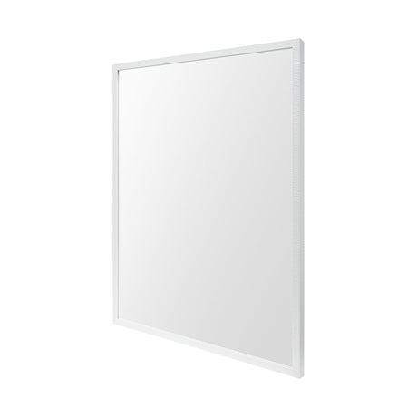 Bristol White Plain 3Mil Mirror 30 x 40 from Mercana - Luna Furniture