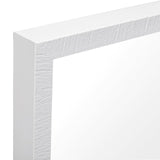 Bristol White Plain 3Mil Mirror 30 x 40 from Mercana - Luna Furniture