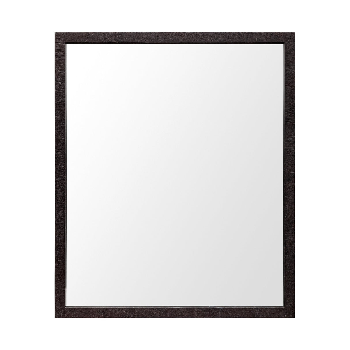Bristol Espresso 20x24 Faux Wood Frame Bathroom Vanity Mirror from Mercana - Luna Furniture