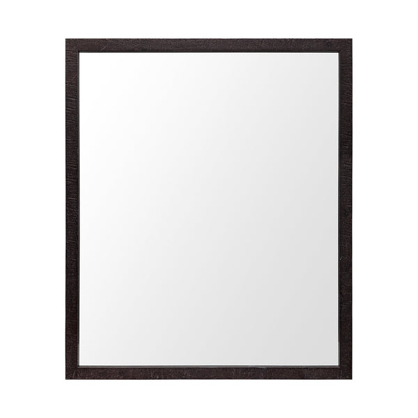Bristol Espresso 20x24 Faux Wood Frame Bathroom Vanity Mirror