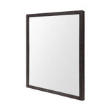 Bristol Espresso 20x24 Faux Wood Frame Bathroom Vanity Mirror from Mercana - Luna Furniture