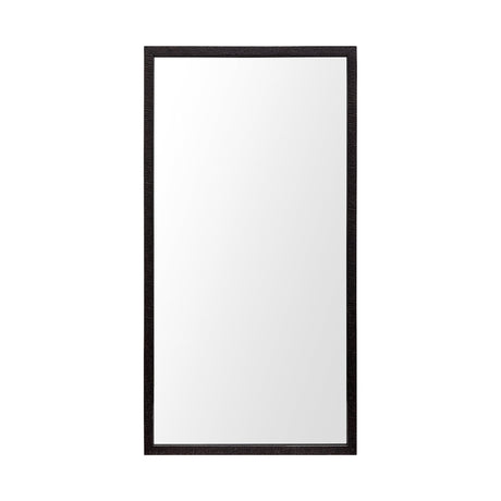 Bristol Espresso 20x40 Faux Wood Frame Bathroom Vanity Mirror from Mercana - Luna Furniture
