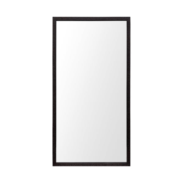 Bristol Espresso 20x40 Faux Wood Frame Bathroom Vanity Mirror