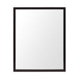Bristol Espresso 24x30 Faux Wood Frame Bathroom Vanity Mirror from Mercana - Luna Furniture