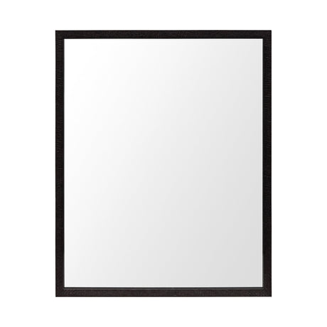 Bristol Espresso 24x30 Faux Wood Frame Bathroom Vanity Mirror from Mercana - Luna Furniture